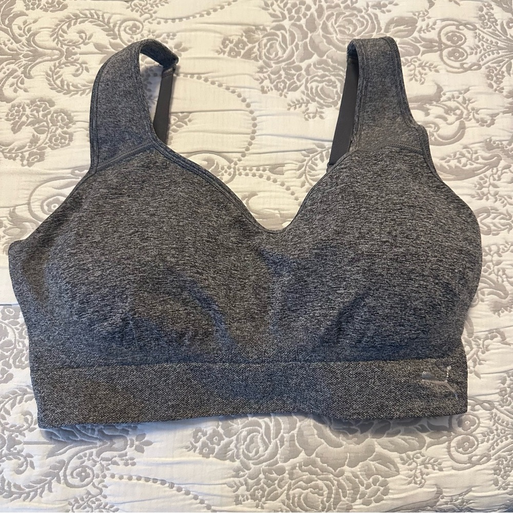 Puma sports bra with padding XL- dark grey